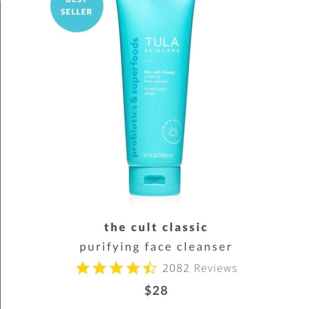 TULA:purifying face cleanser